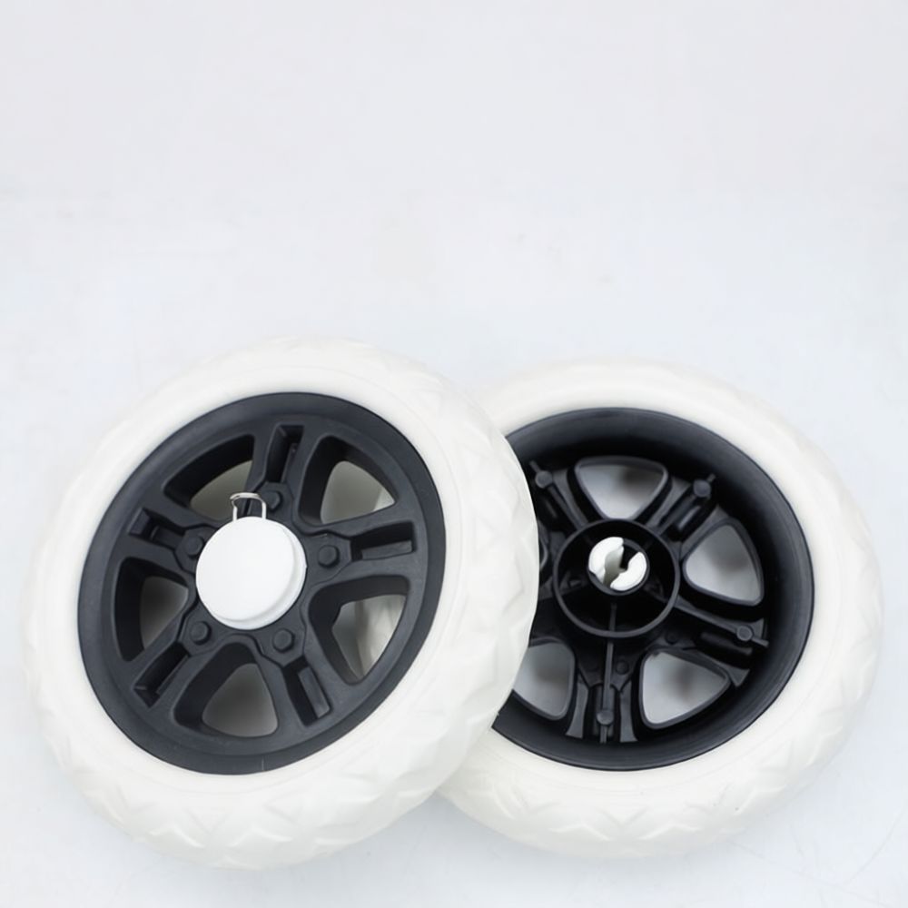 Silent Replacement Luggage Wheels - Roda Karet Universal untuk Kereta Belanja,