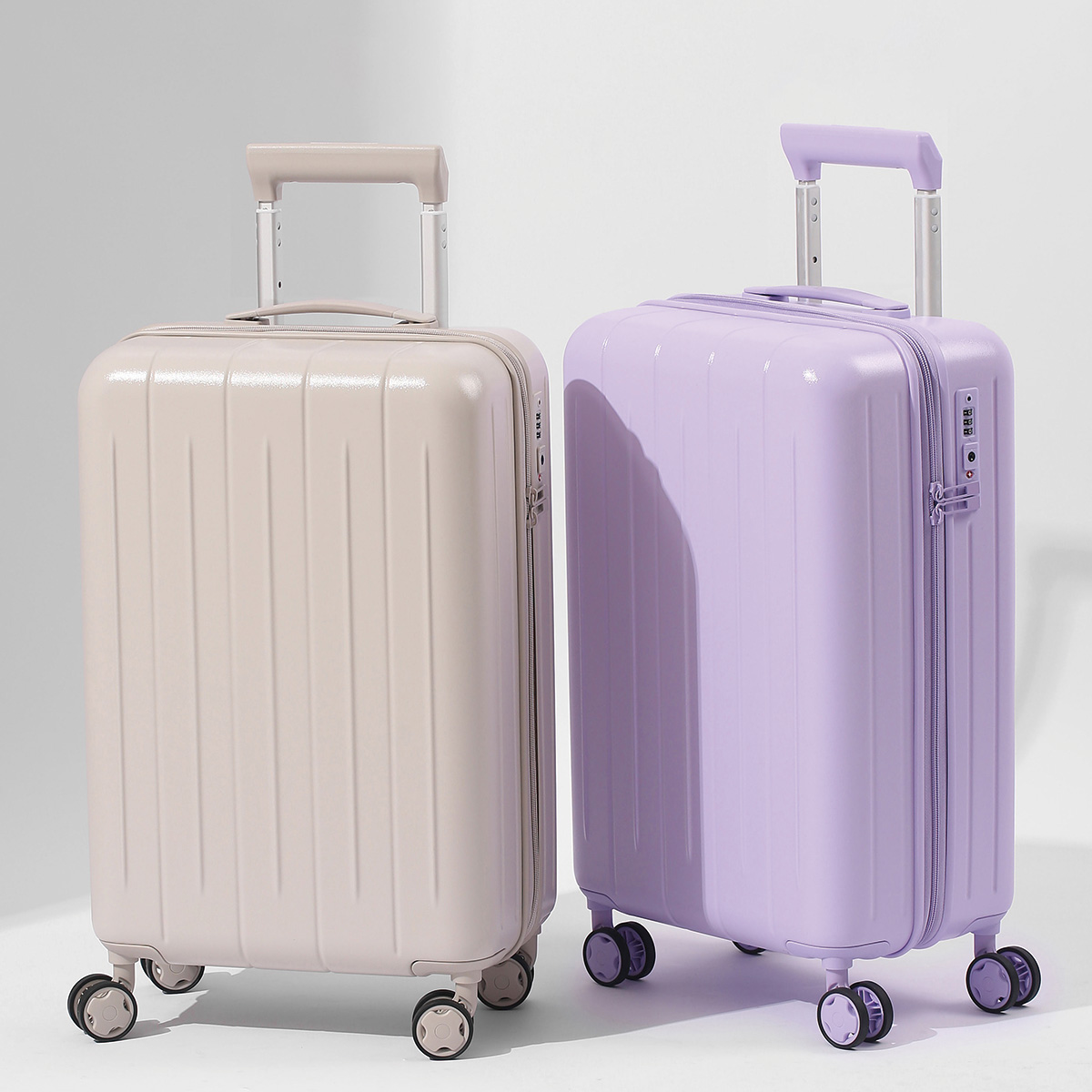 Spinner Wheel Rolling Suitcase 20 Inch - Koper Keras PC 20 Inci dengan