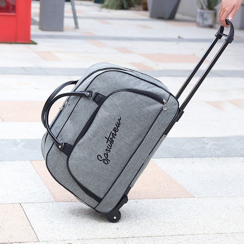 Foldable Rolling Luggage Bag - Tas Troli dengan Roda Koper Travel