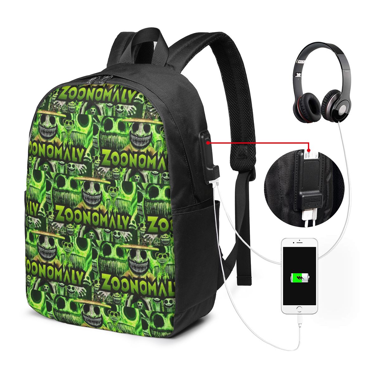 Zoonomaly Cartoon Steam Game B - Backpacks ulasan dan harga