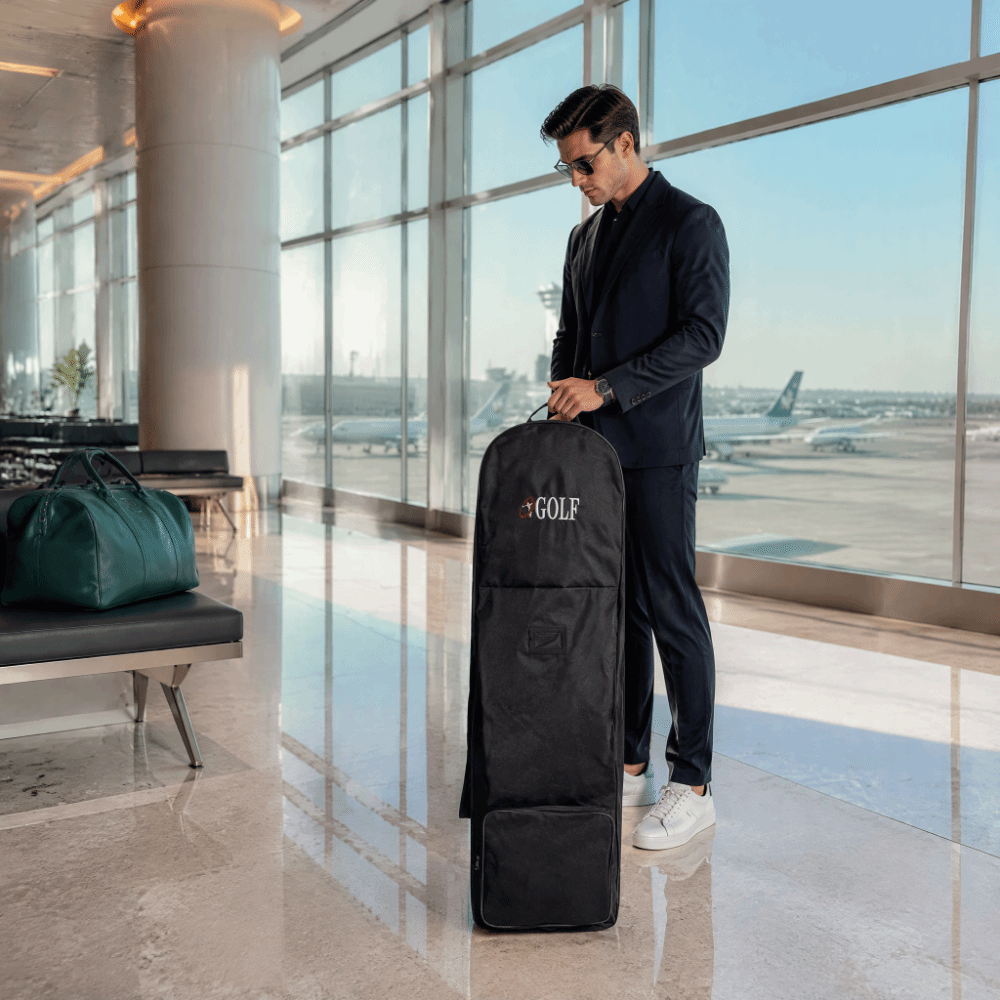 Tas Golf Hitam yang Dapat Dili - Foldable Rolling Luggage Bag ulasan dan harga