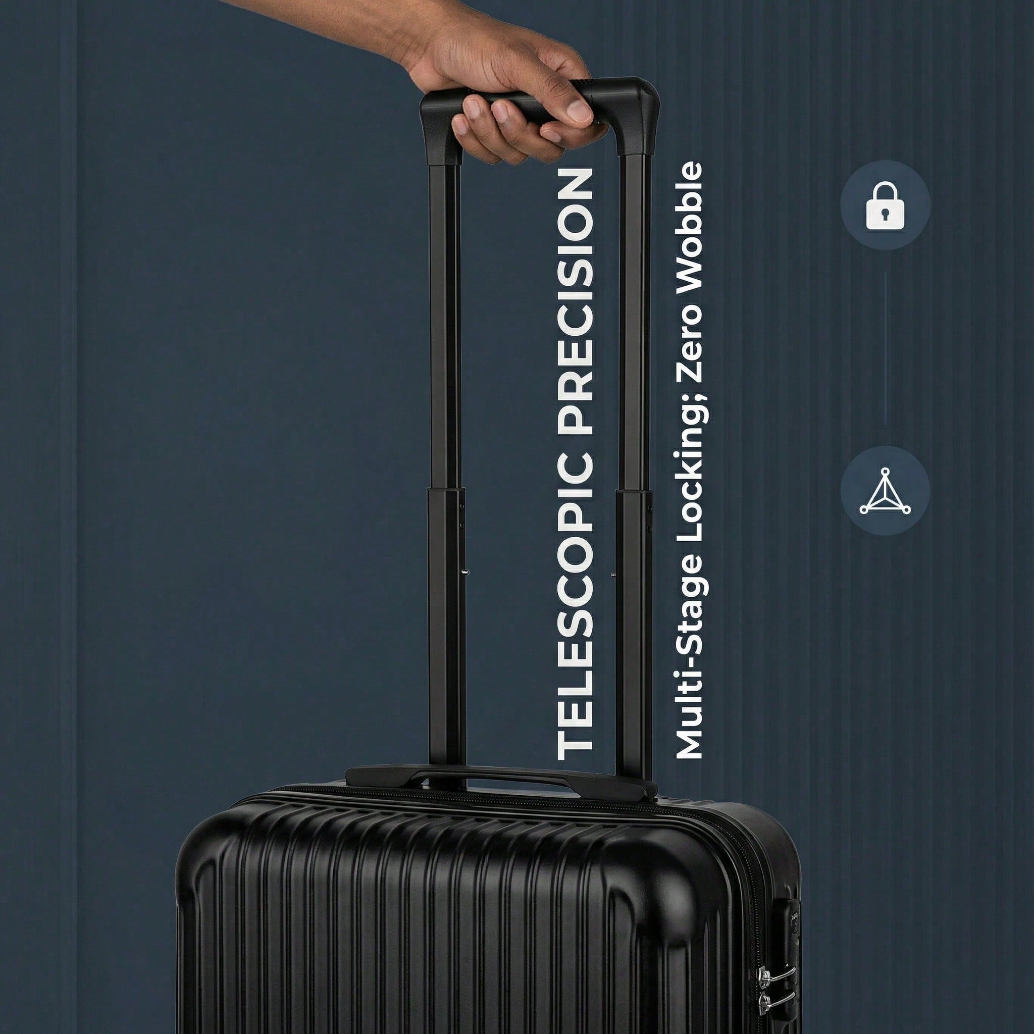 Koper Kabin Berbahan ABS denga - Spinner Wheel Rolling Suitcase 20 Inch ulasan dan harga