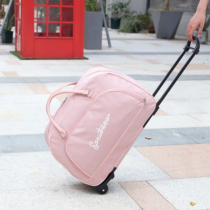 Tas Troli dengan Roda Koper Tr - Foldable Rolling Luggage Bag ulasan dan harga