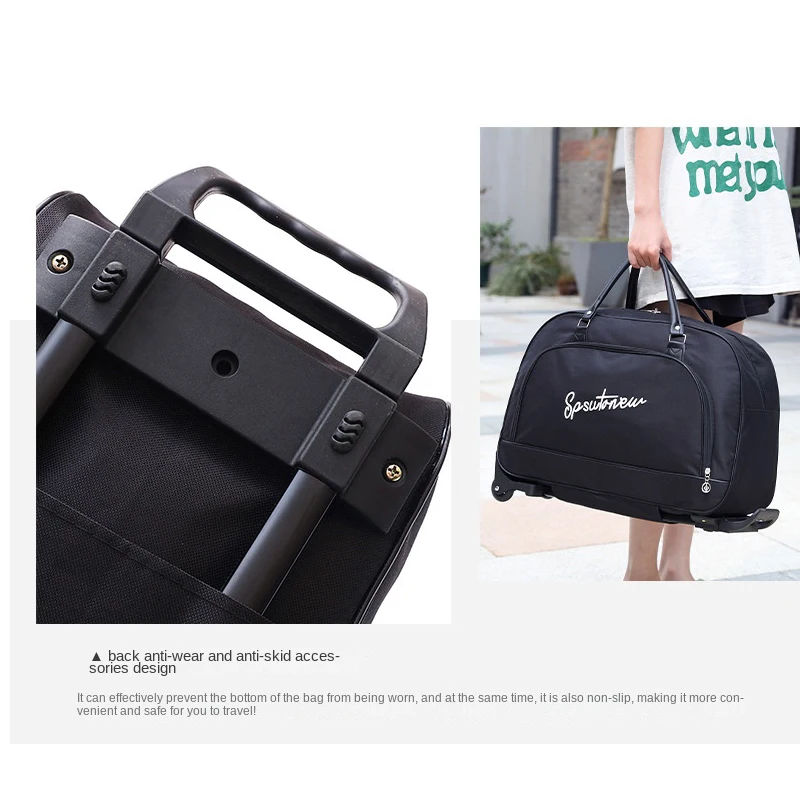 Tas Troli dengan Roda Koper Tr - Foldable Rolling Luggage Bag ulasan dan harga