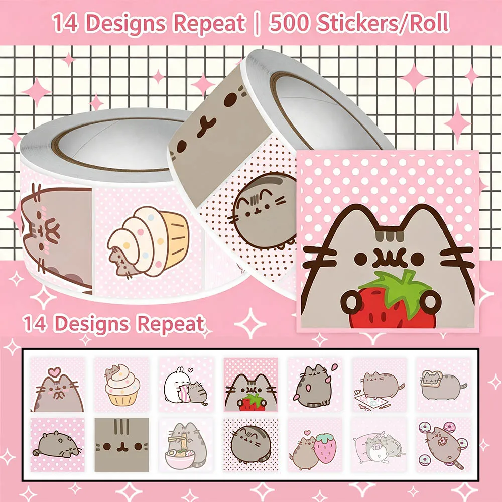 Hou 500 buah Stiker Gulung Kuc - Handbags ulasan dan harga