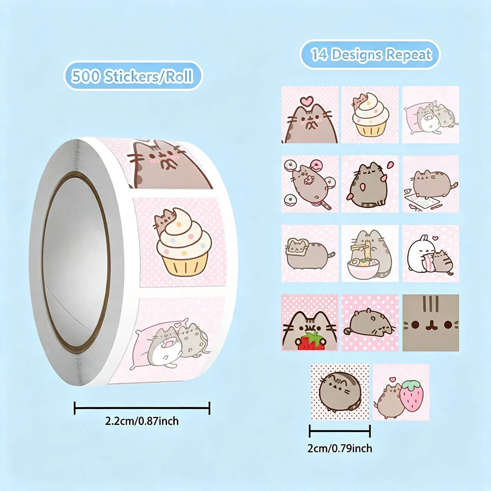 Hou 500 buah Stiker Gulung Kuc - Handbags ulasan dan harga